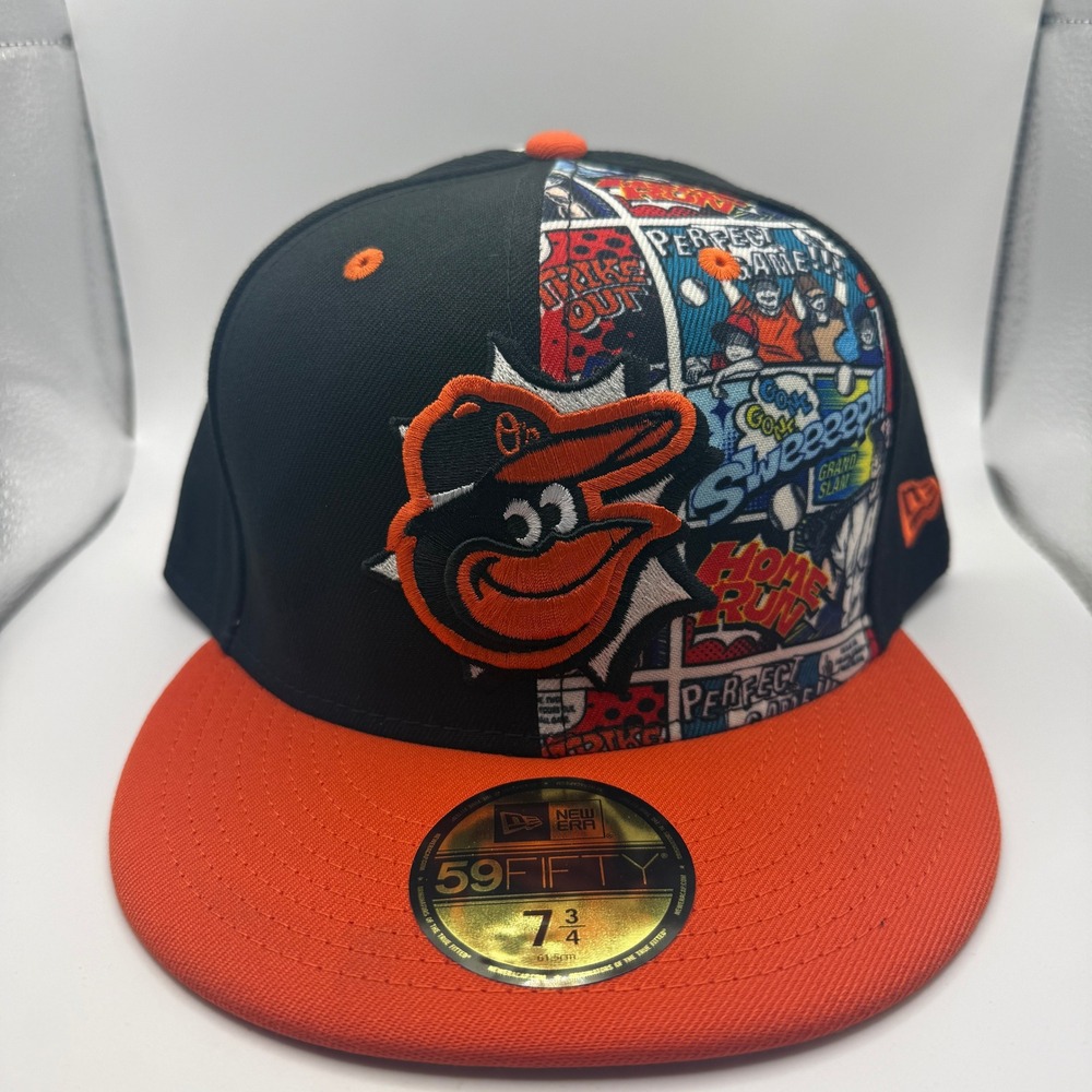 New Era 59FIFTY Baltimore Orioles Comic Book Panel Hat 7 3/4 MLB Players Weekend